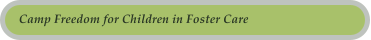 Camp Freedom for Children in Foster Care
